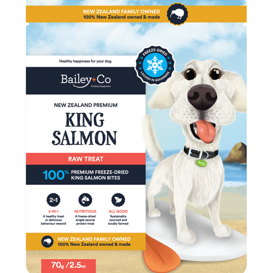 Bailey+Co Salmon Bites Dog 70g